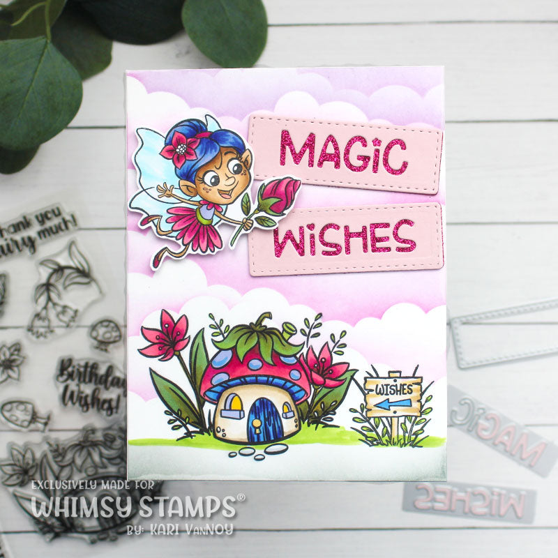 **NEW Fun with Words 2 Die Set - Whimsy Stamps