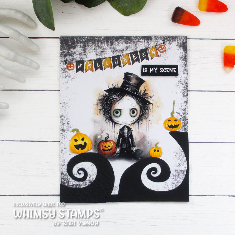 Halloween Garland Rub-Ons