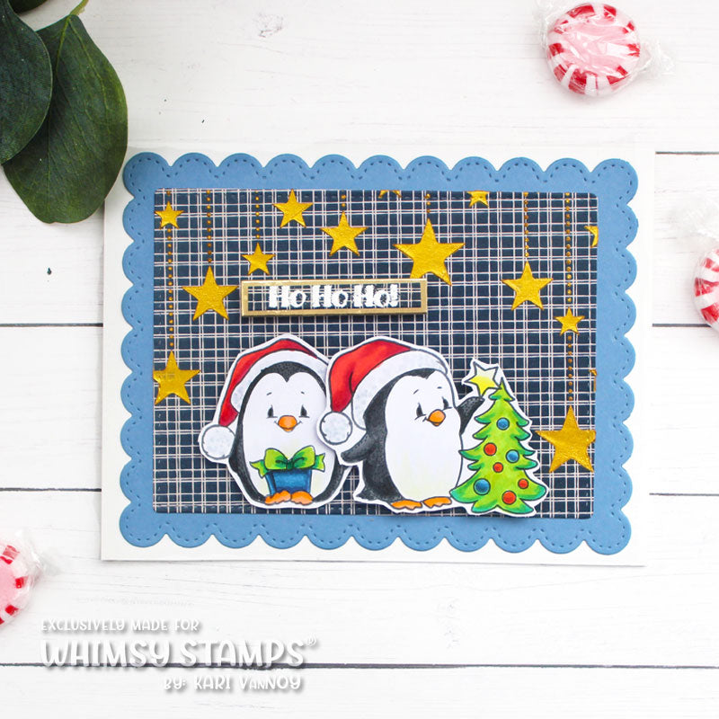 **NEW Penguin Winter Holiday Clear Stamps