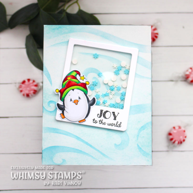 **NEW Penguin Winter Holiday Clear Stamps