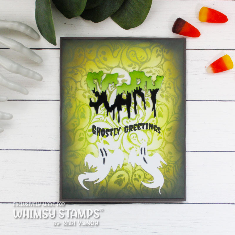 Ghostly Greetings Clear Stamps