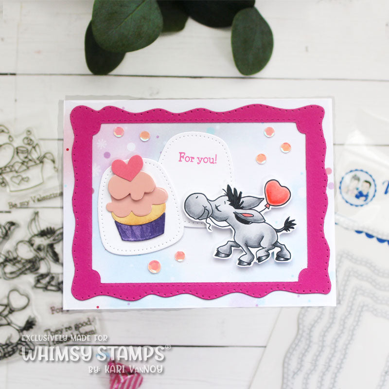 **NEW Donkey Love Clear Stamps - Whimsy Stamps