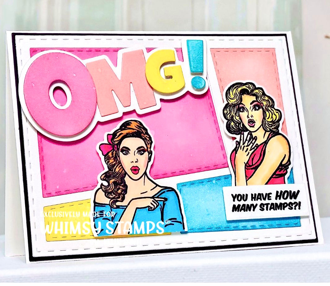 Gossip Girls Clear Stamps