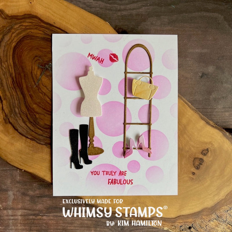 **NEW Fashion Accessories Die Set - Whimsy Stamps