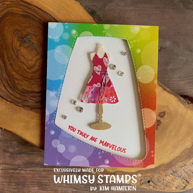 **NEW Fashion Dresses Die Set - Whimsy Stamps