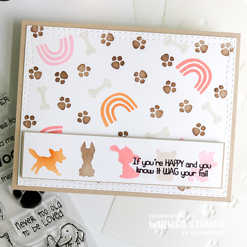 *NEW Stencil Stackers Set - Furbabies - Whimsy Stamps