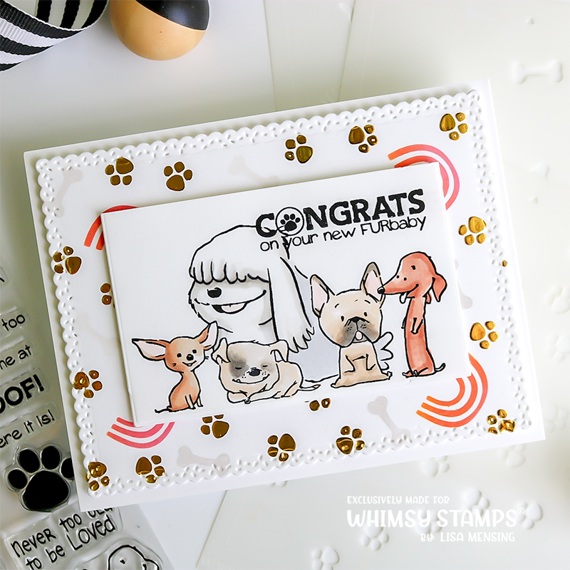 *NEW Stencil Stackers Set - Furbabies - Whimsy Stamps