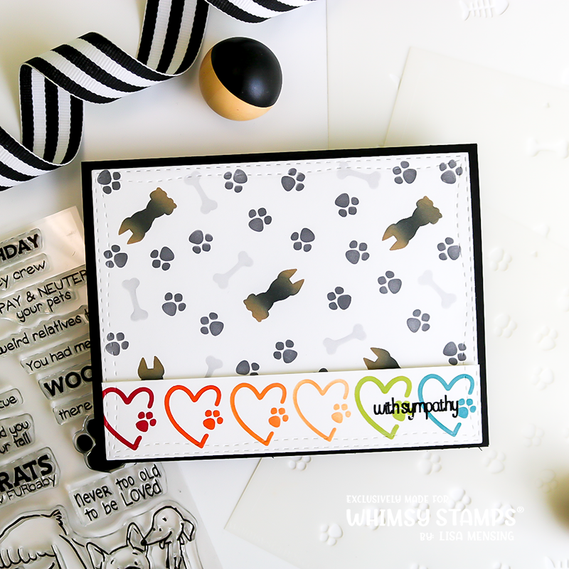 *NEW Stencil Stackers Set - Furbabies - Whimsy Stamps