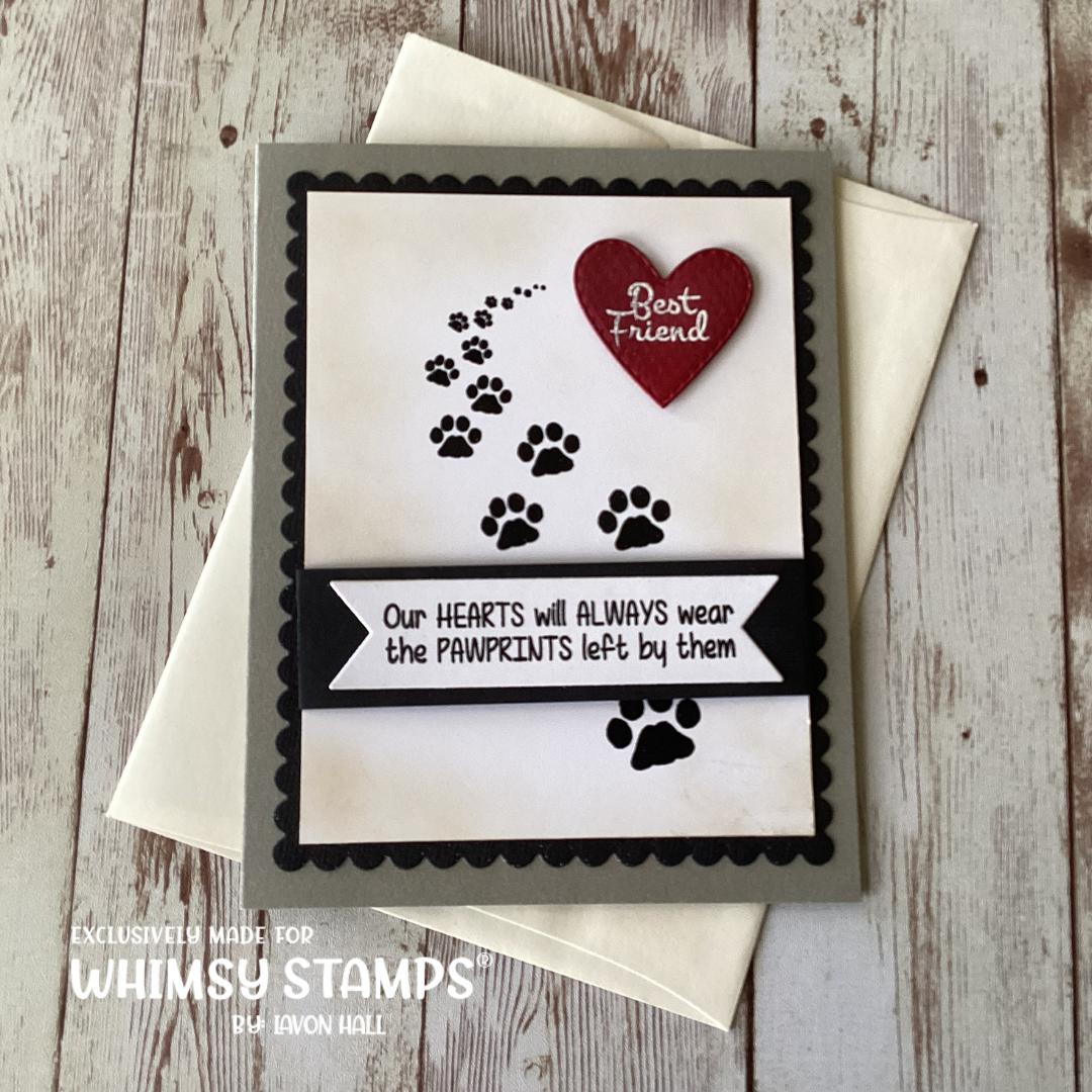 Furever in Our Hearts Clear Stamps - Whimsy Stamps