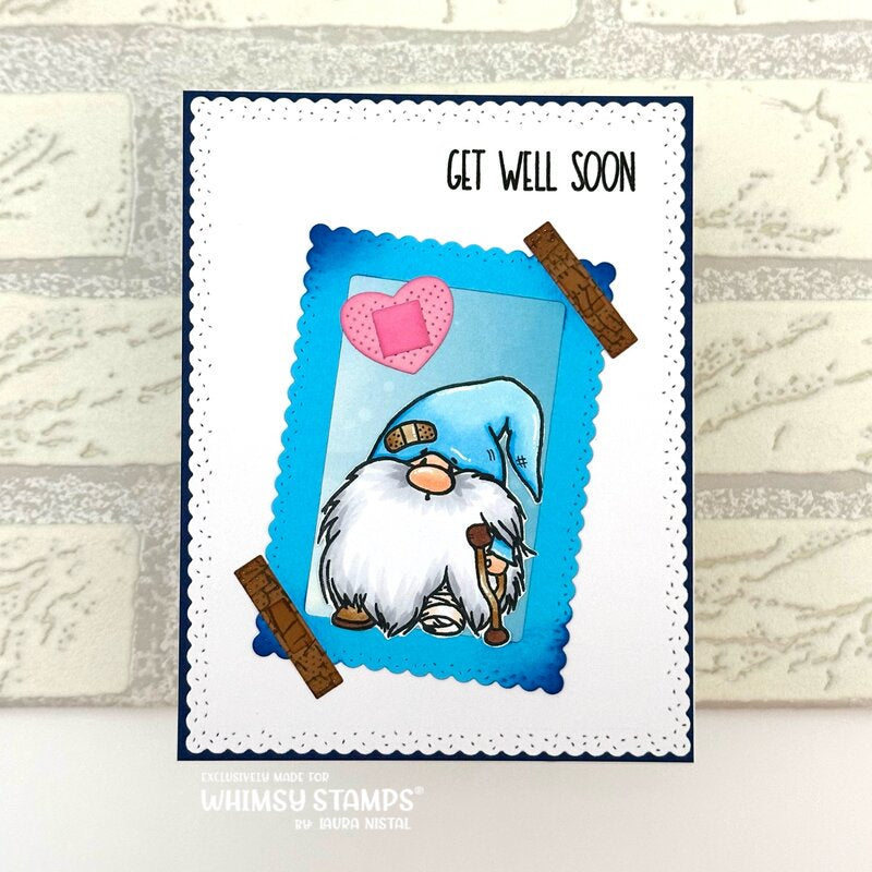 Gnome Get Well Clear Stamps