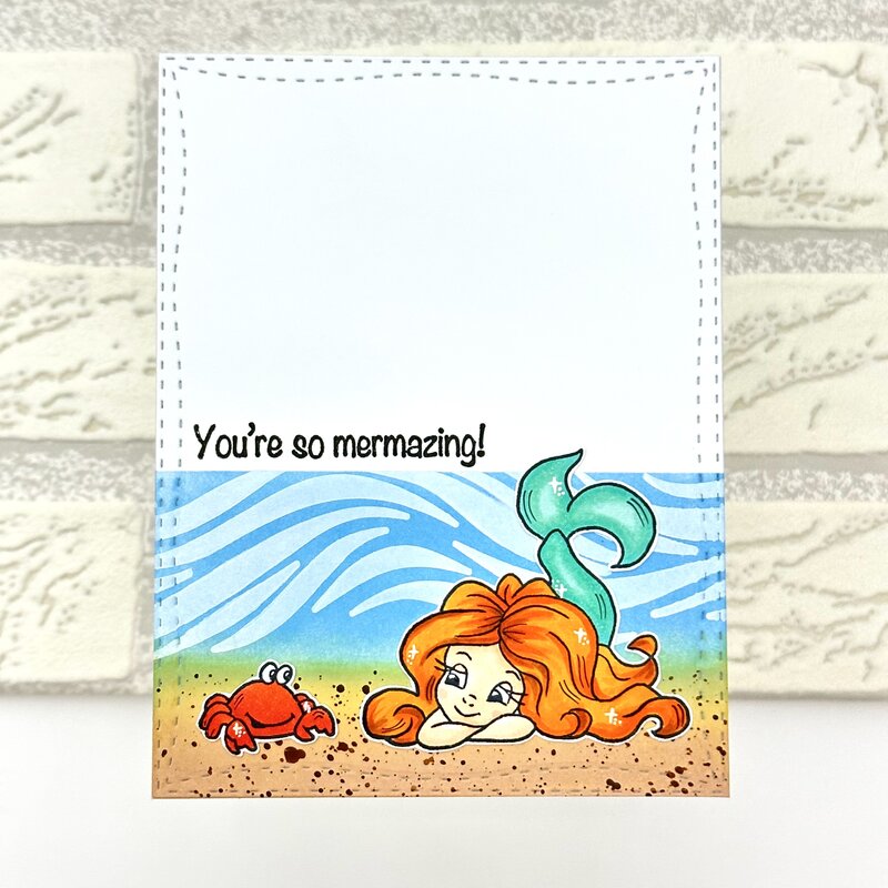 Making Waves Stencil - Whimsy Stamps