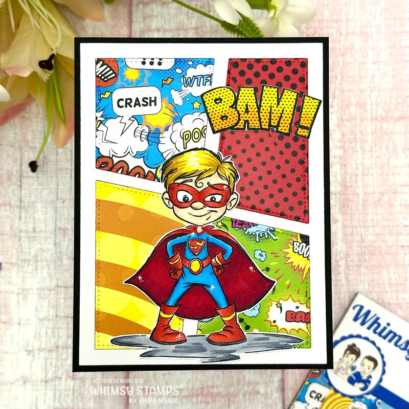 6x6 Paper Pack - Comics - Whimsy Stamps