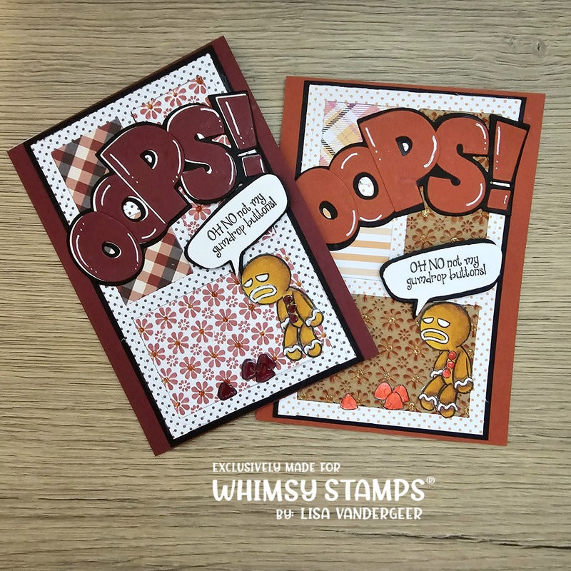 GingerSnaps! Clear Stamps - Whimsy Stamps