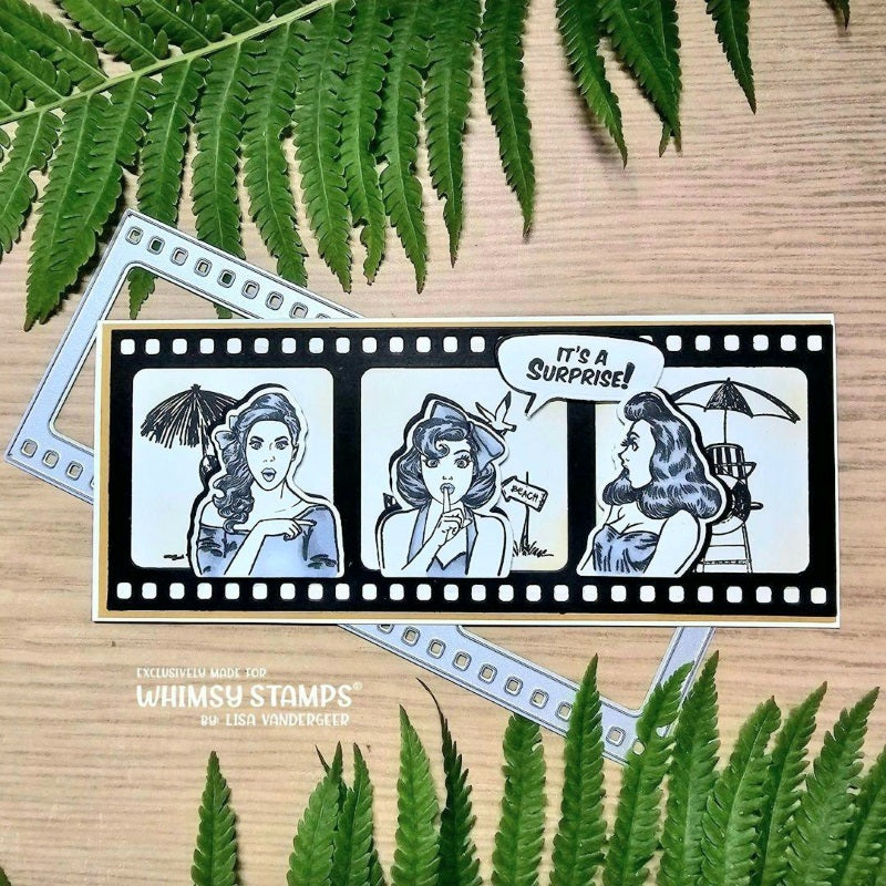 Gossip Girls Clear Stamps - Whimsy Stamps