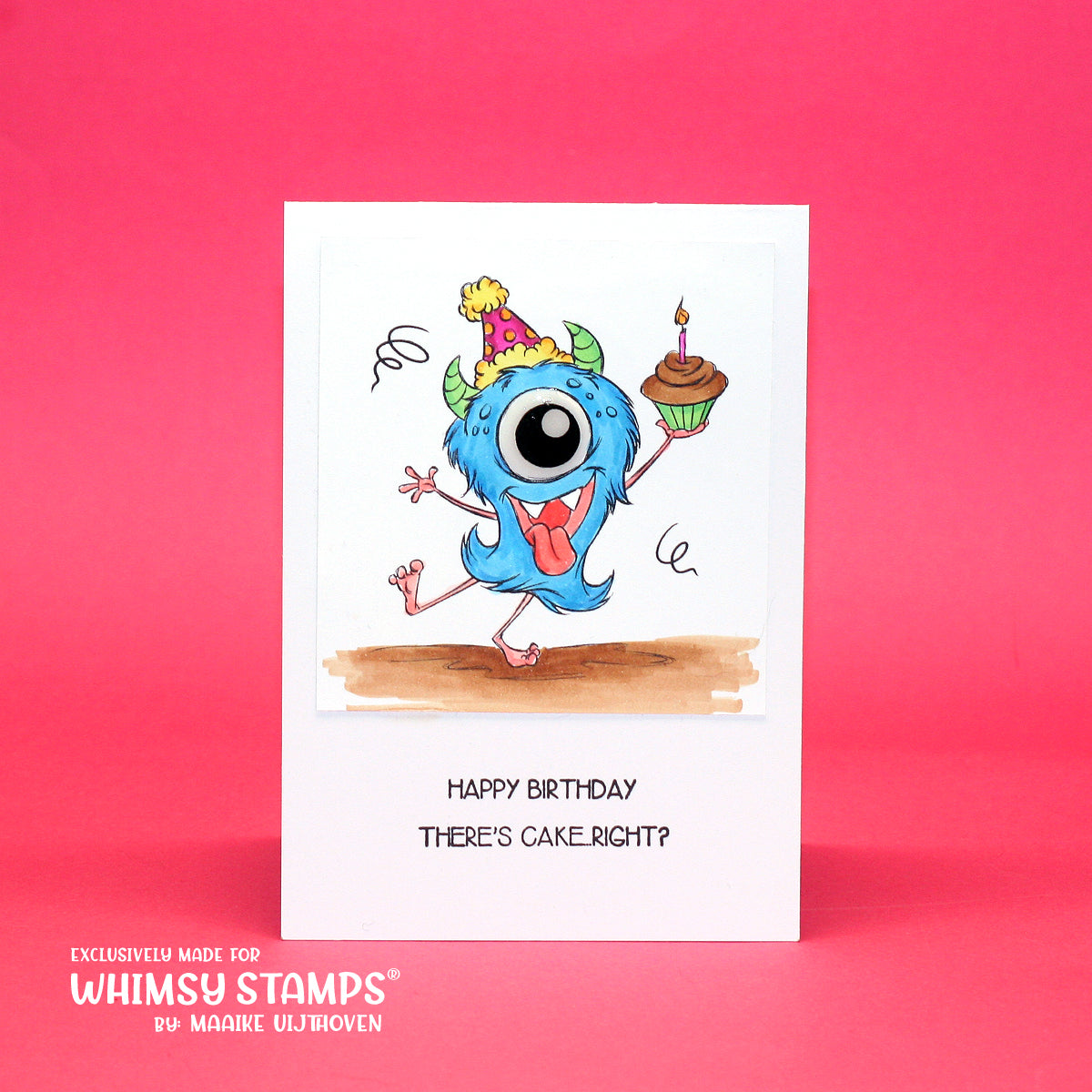 Monster Birthday - Digital Stamp - Whimsy Stamps