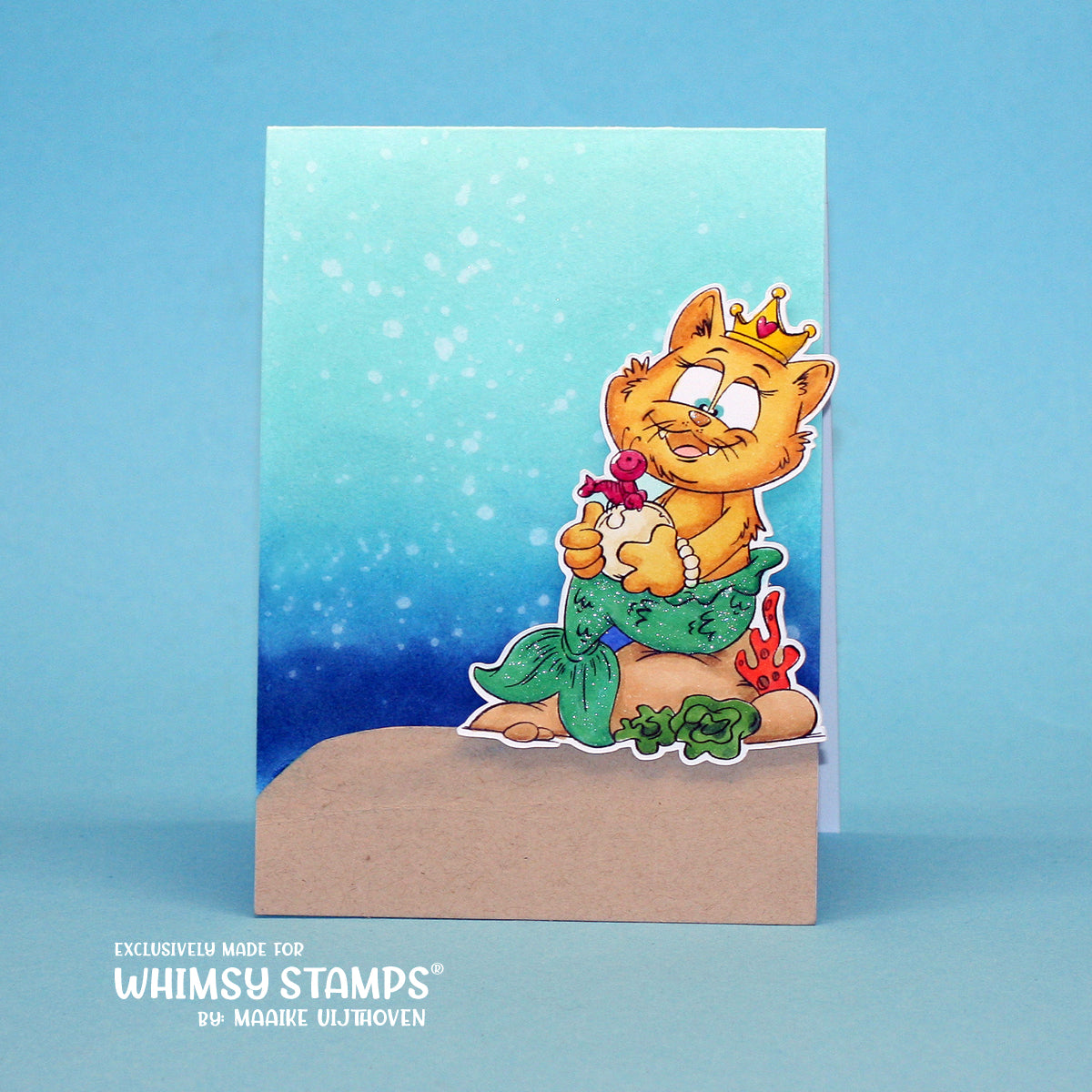 PurrMaid Friend - Digital Stamp - Whimsy Stamps