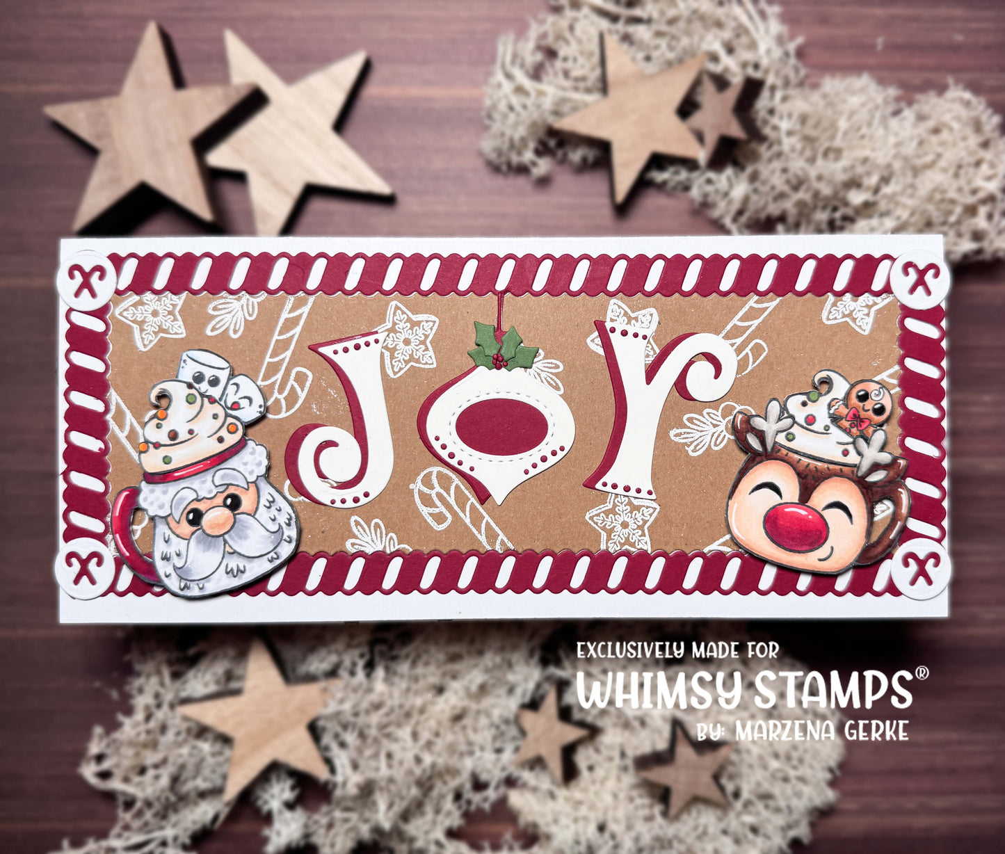 **NEW Christmas Cocoa Mugs Clear Stamps