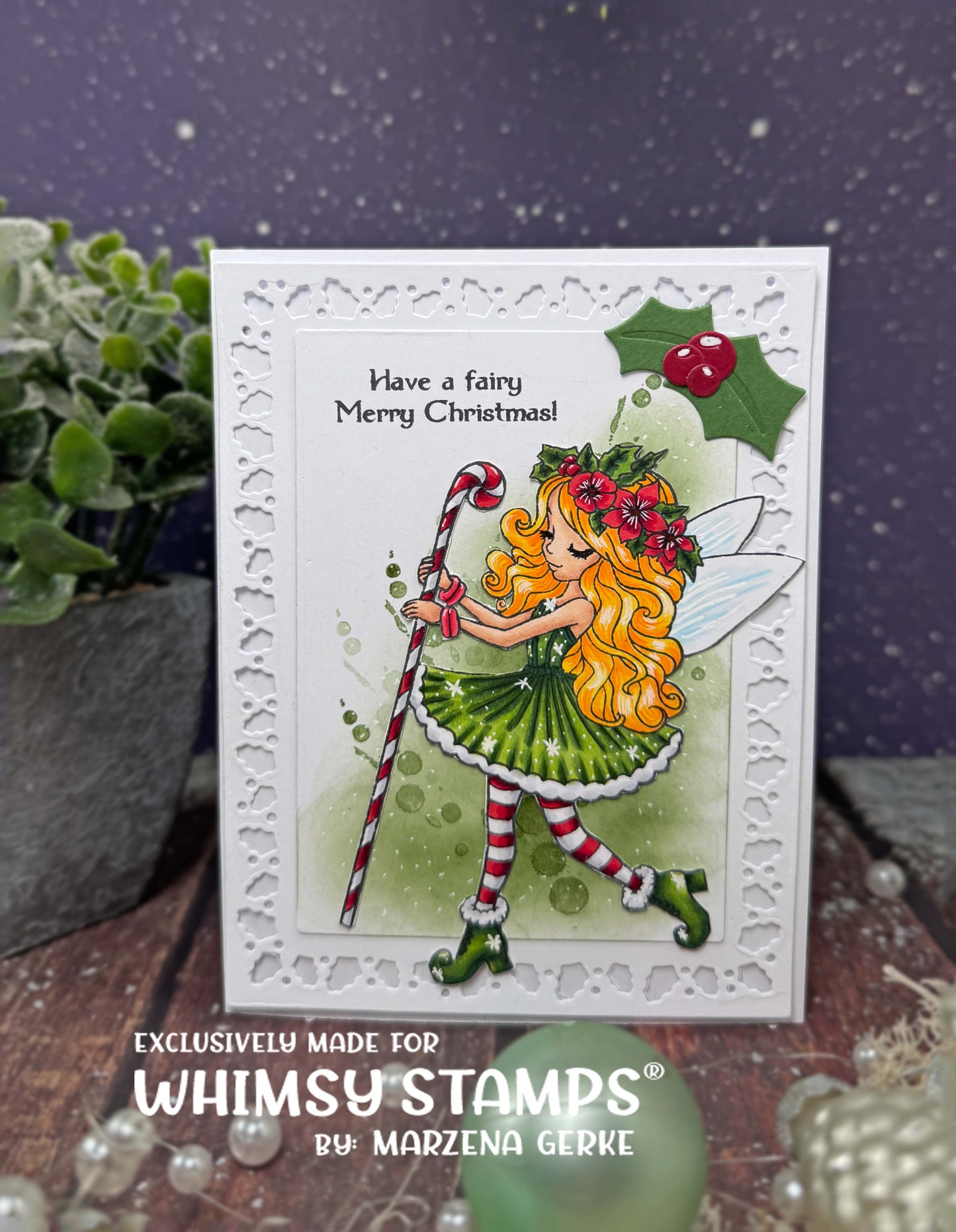 Christmas Fairy Wishes Clear Stamps