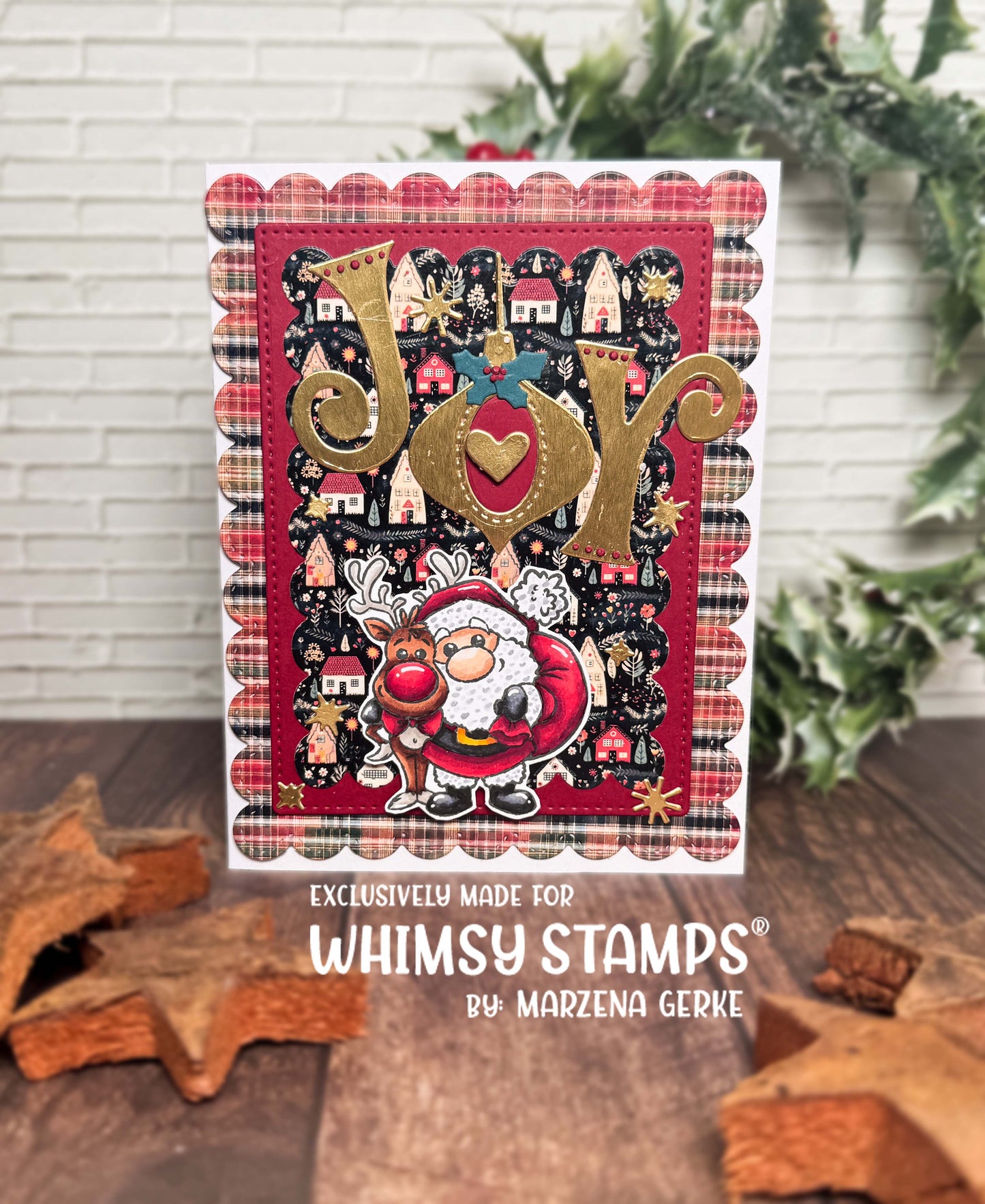 **NEW Santa Comes to Town Clear Stamps