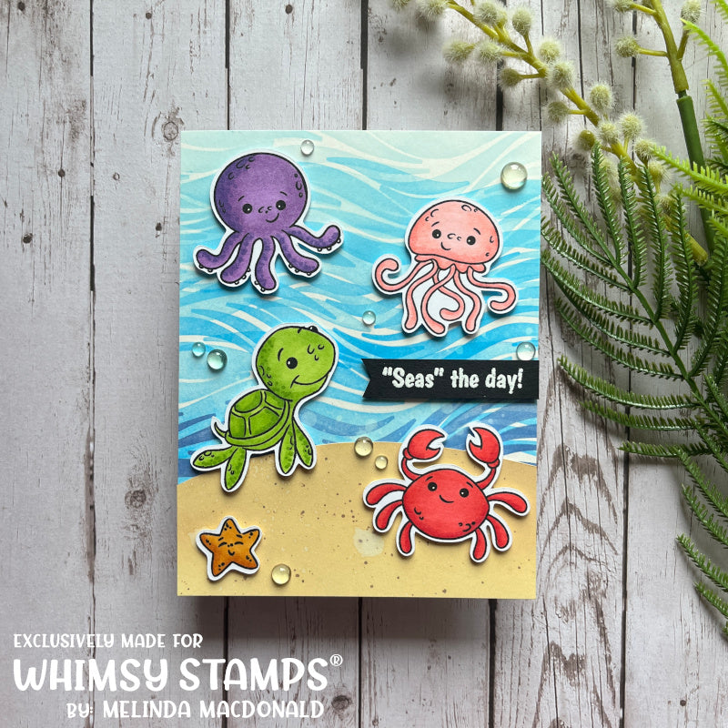 Baby Sea Creatures Clear Stamps - Whimsy Stamps