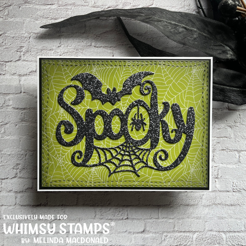 Spooky Large Word Die - Whimsy Stamps