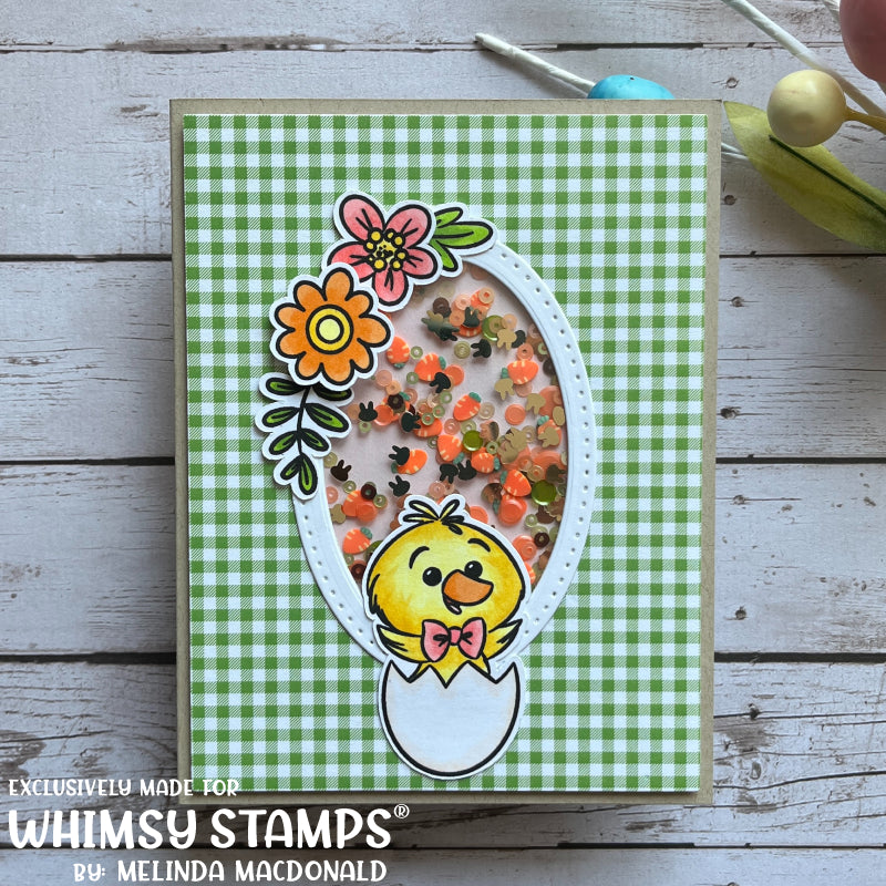 Spring Ovals Die Set - Whimsy Stamps