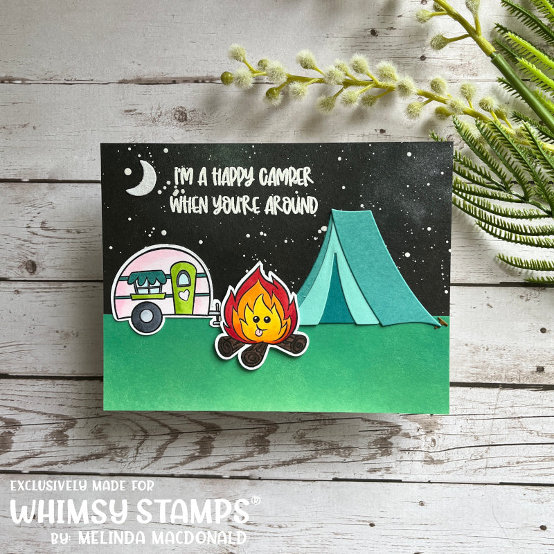 Happy Camper Die Set - Whimsy Stamps