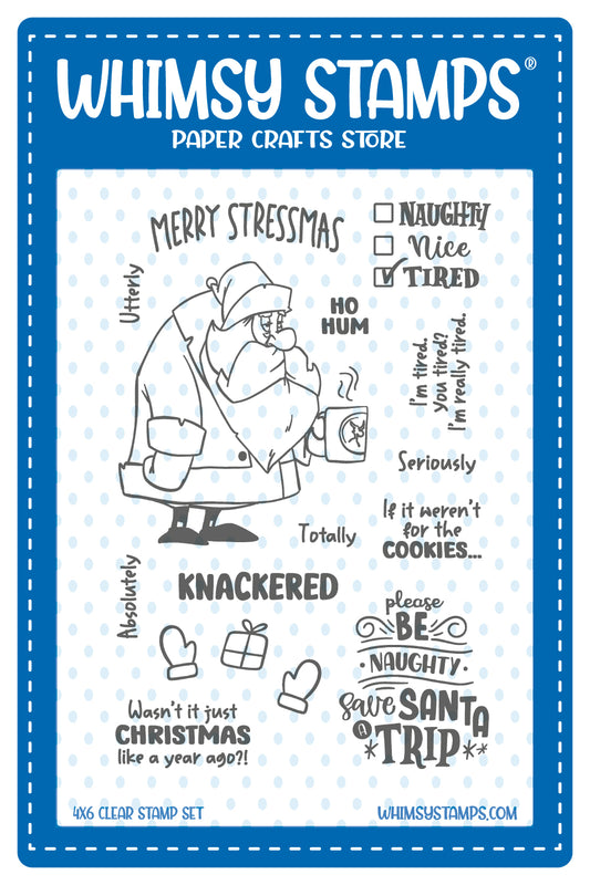 **NEW Merry Stressmas Clear Stamps