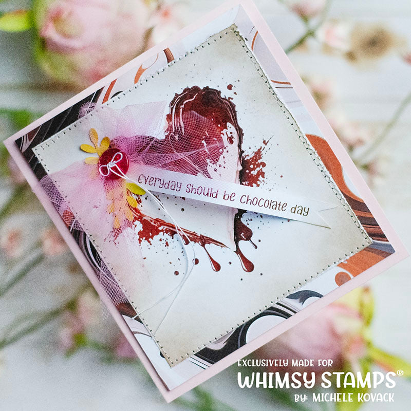 **NEW 6x6 Paper Pack - Chocolate, Caramel, Coffee - Whimsy Stamps