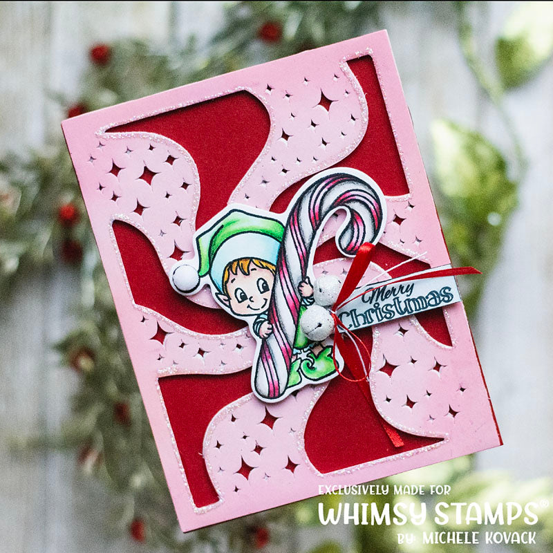 **NEW Elves on Christmas Clear Stamps - Whimsy Stamps