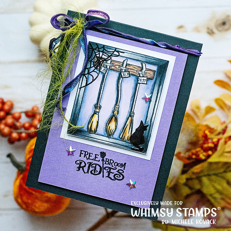 Witch Broom Sale Clear Stamps