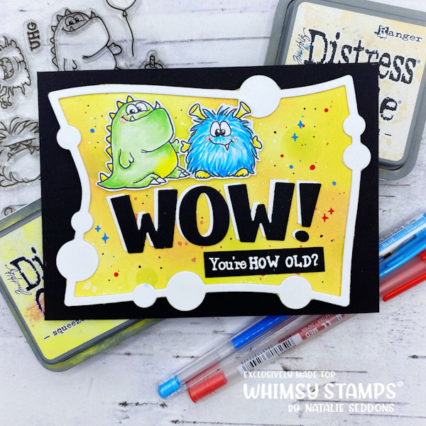 **NEW Monster Daze Clear Stamps - Whimsy Stamps