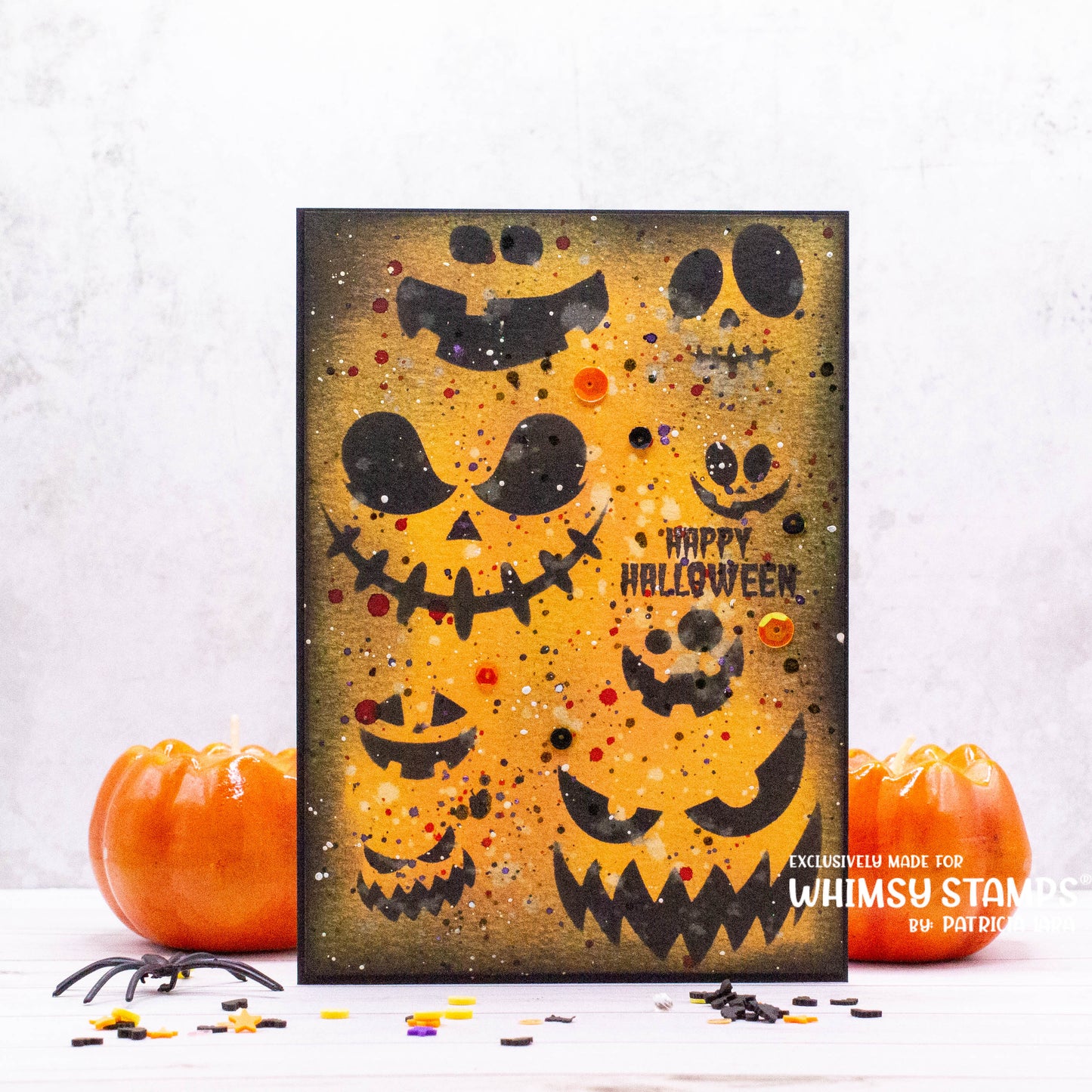 Halloween Expressions Stencil