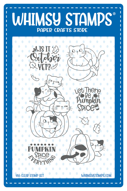 Pumpkin Kitties Clear Stamps