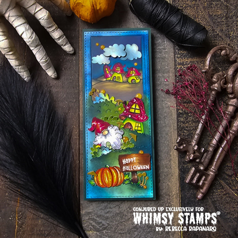 Slimline Meadow Die Set - Whimsy Stamps