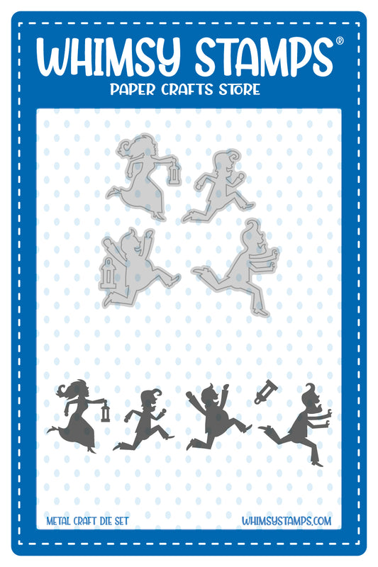 **NEW Running Scared Die Set - Whimsy Stamps