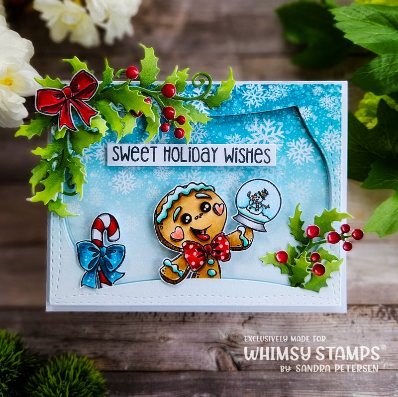 Gingerbread Fun Clear Stamps - Whimsy Stamps