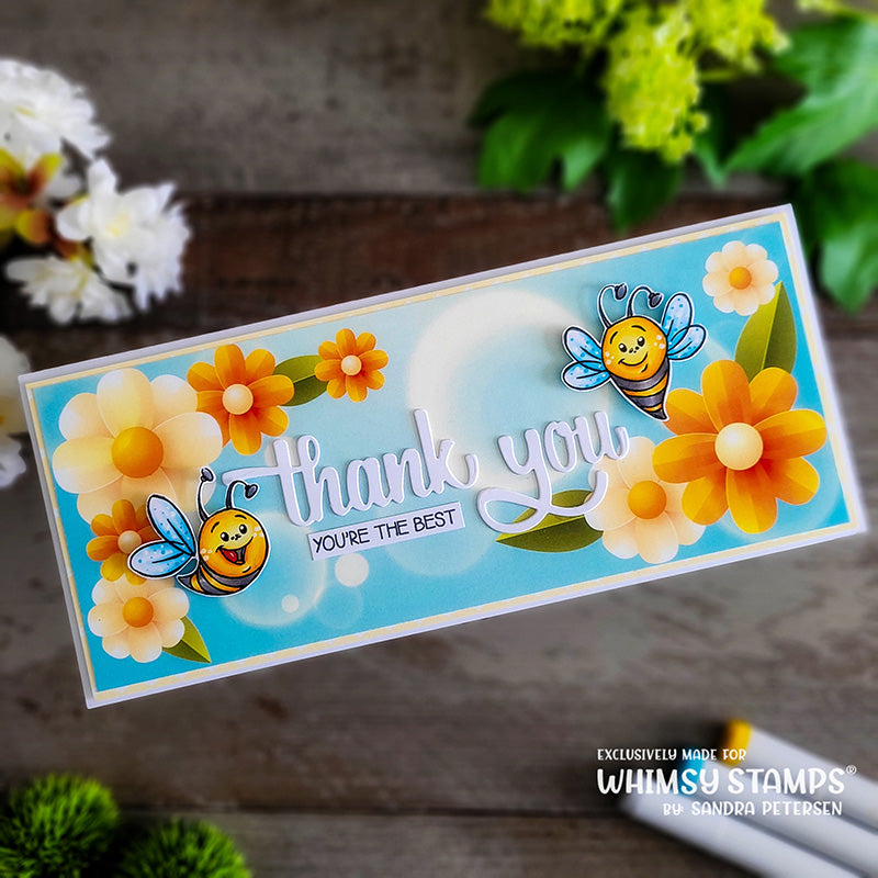 Thank You Word Die - Whimsy Stamps