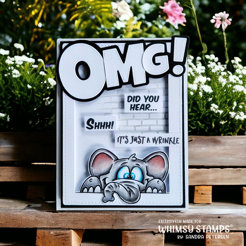 **NEW Elephantastic Clear Stamps - Whimsy Stamps