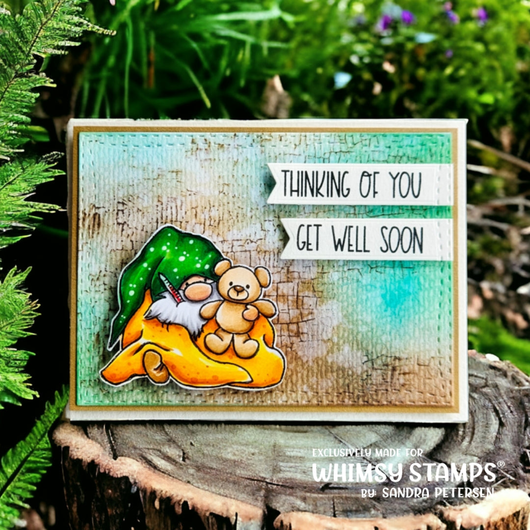 Gnome Get Well Clear Stamps