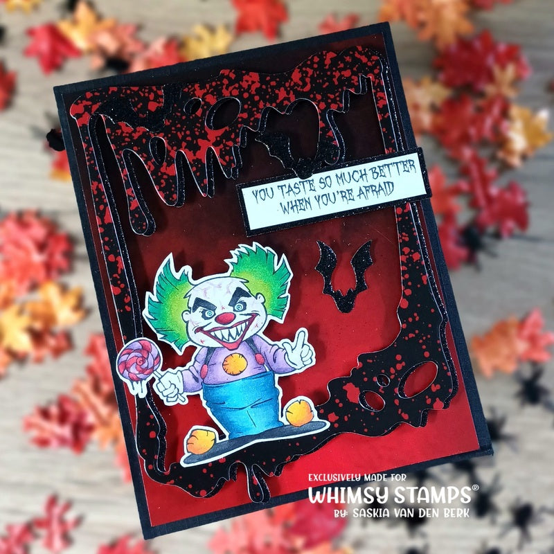 Creepy Clowns Clear Stamps - Whimsy Stamps