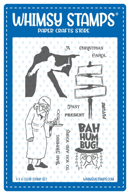 **NEW Scrooge Clear Stamps - Whimsy Stamps