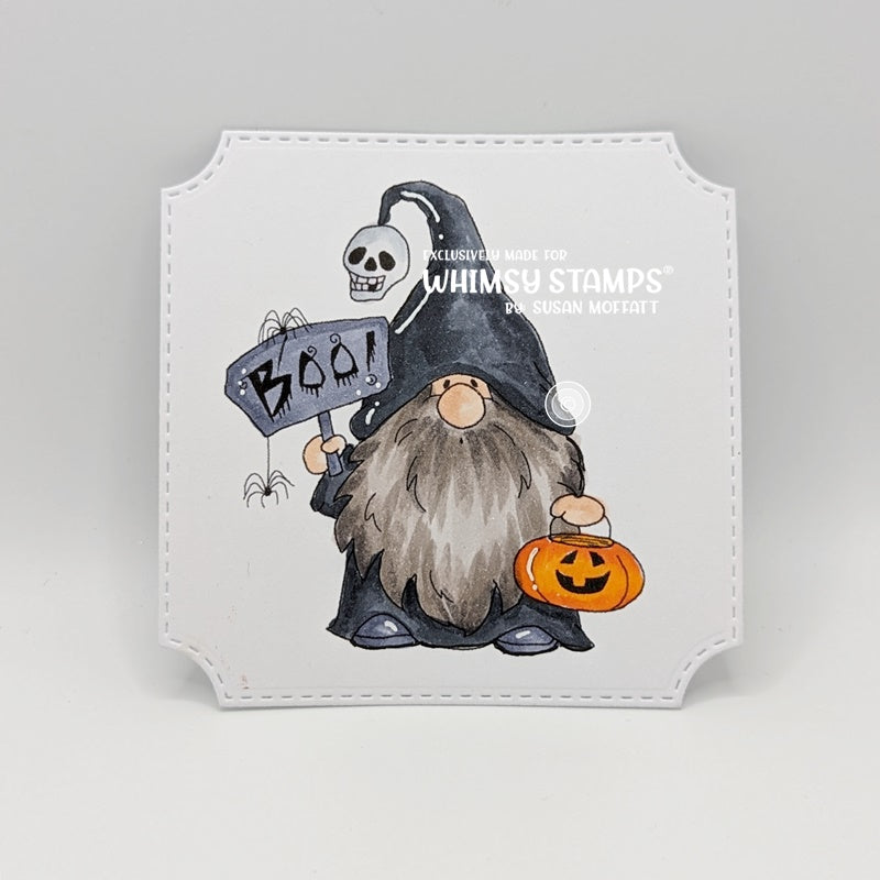 Gnome Trick or Treat - Digital Stamp - Whimsy Stamps