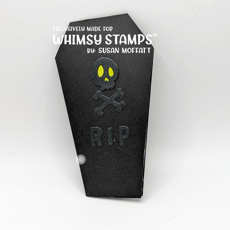 Dracula's Coffin Die Set - Whimsy Stamps