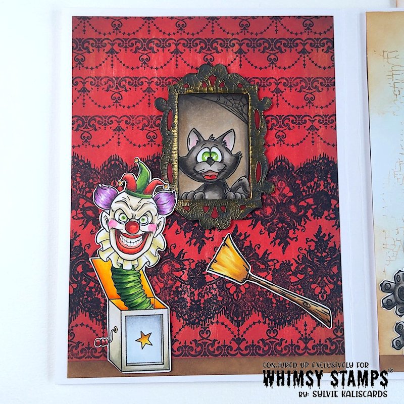 Creepy Clowns Clear Stamps - Whimsy Stamps