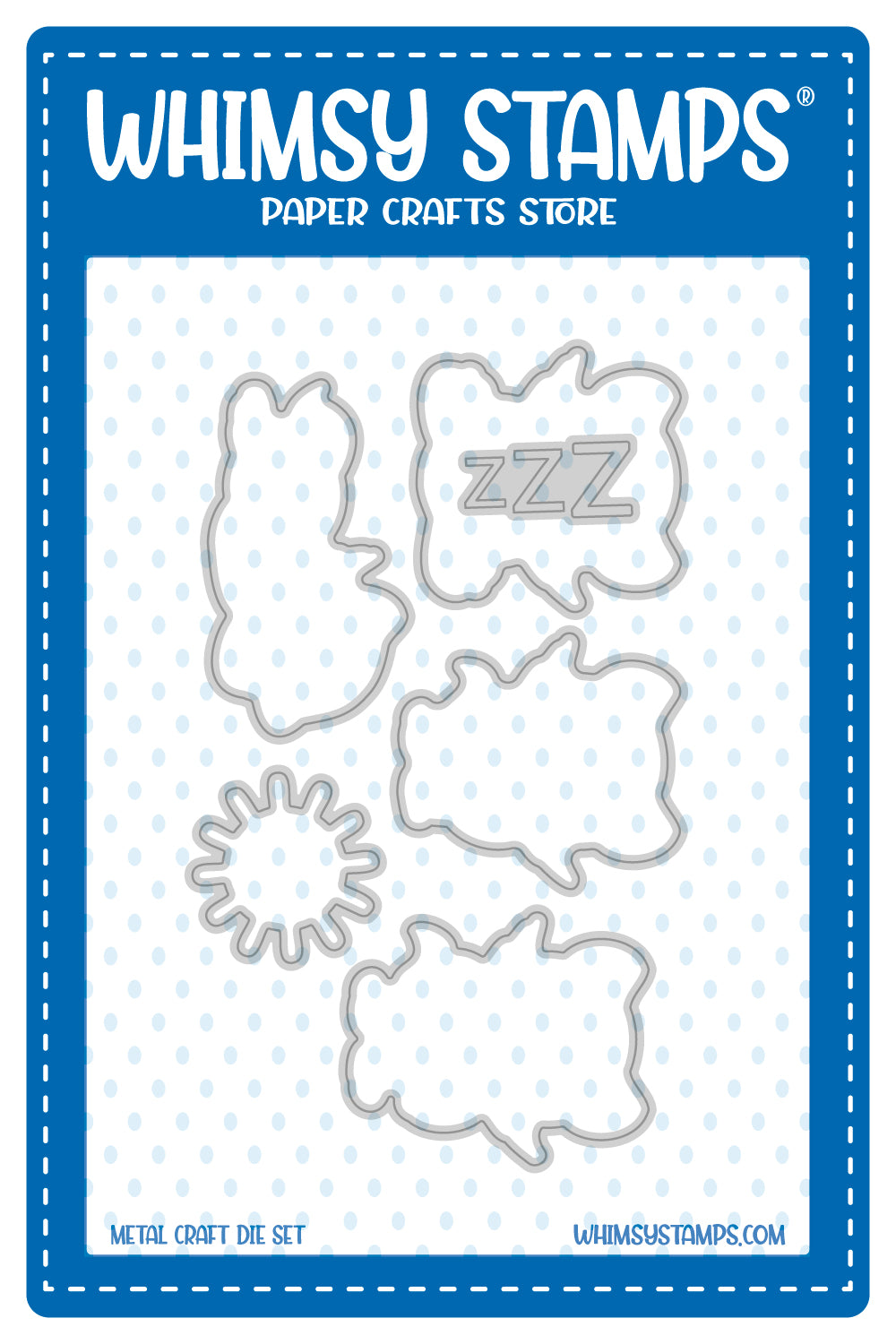 **NEW Tabby Tigers Too Outline Die Set - Whimsy Stamps