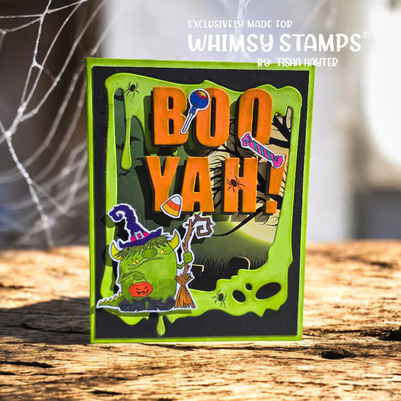 Monster Halloween Clear Stamps