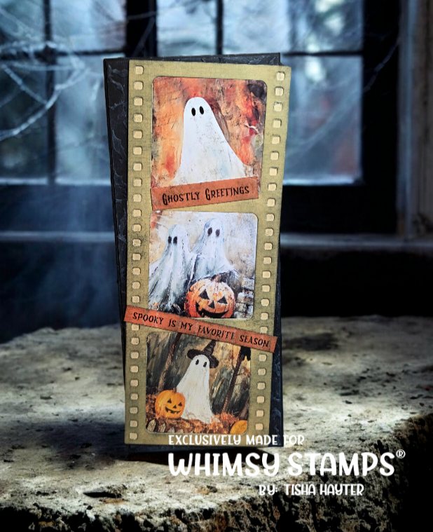 Quick Card Fronts - Grunge Ghosts