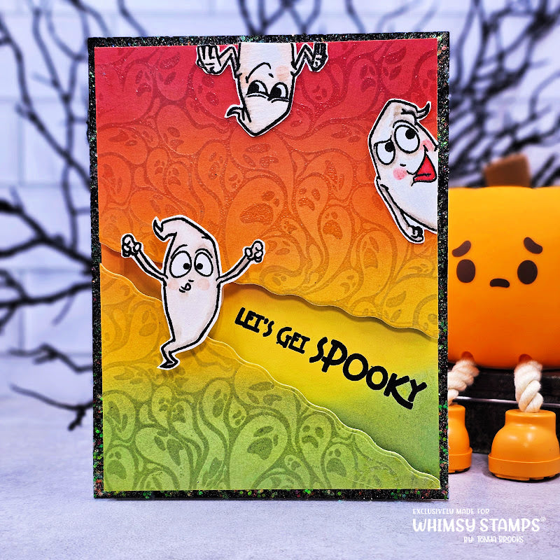 Ghostly Greetings Clear Stamps