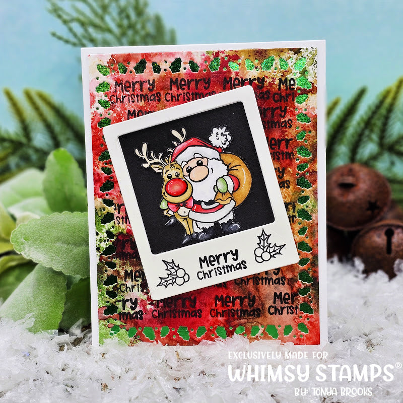 **NEW Santa Comes to Town Clear Stamps